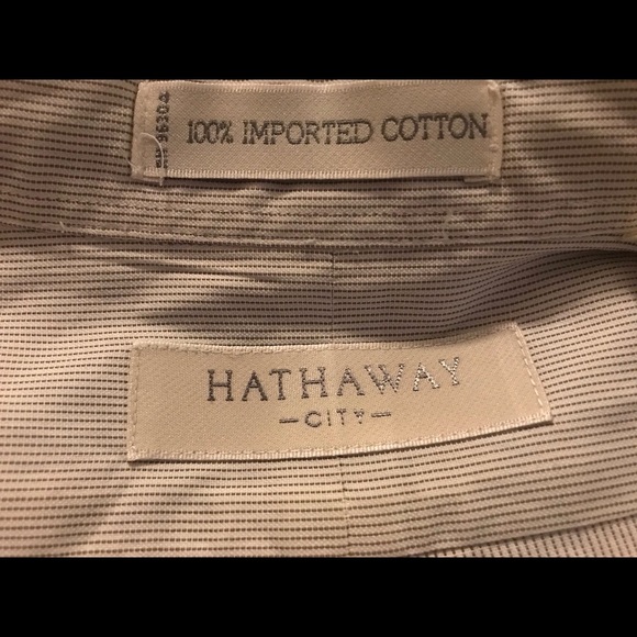 Hathaway City Men Dress Shirt - Picture 3 of 4